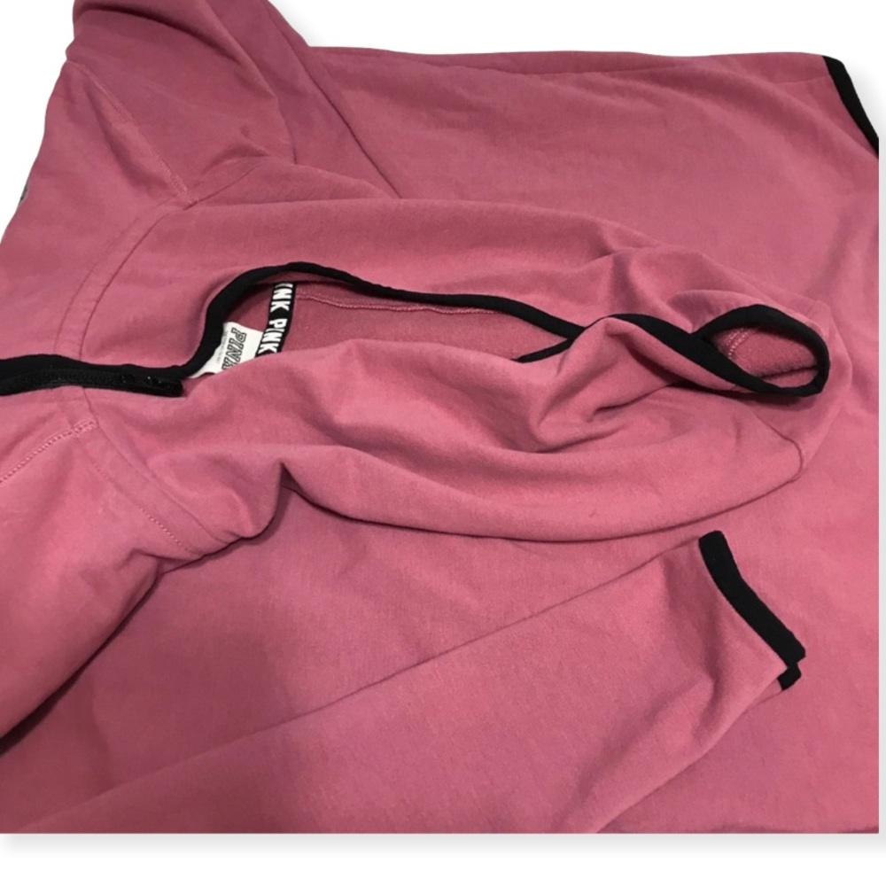 PINK Victoria’s Secret Pink Old Rose Full Zip Jacket Size XS - Picture 5 of 8
